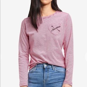 ##SOLD OUT#Heartless long sleeve striped t-shirt